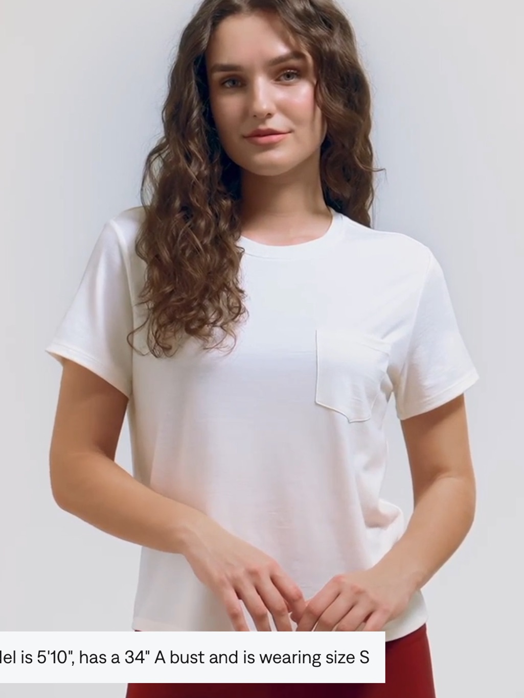 Unbound Merino Boxy Pocket Tee Nwot — image 2 of 8
